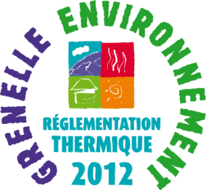 Logo grenelle environnement réglementation thermique 2012